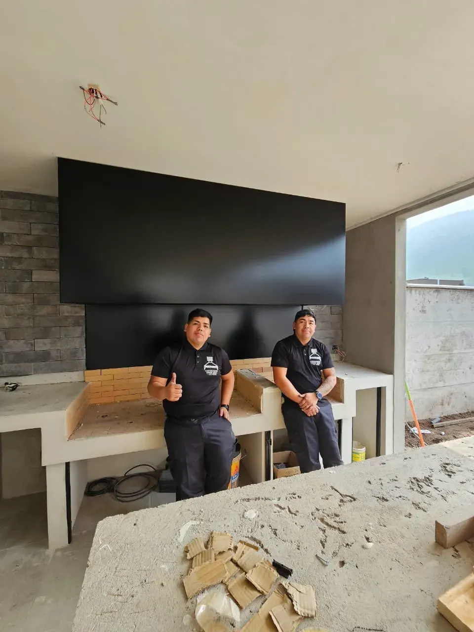 Campana mediterránea con acabado superior