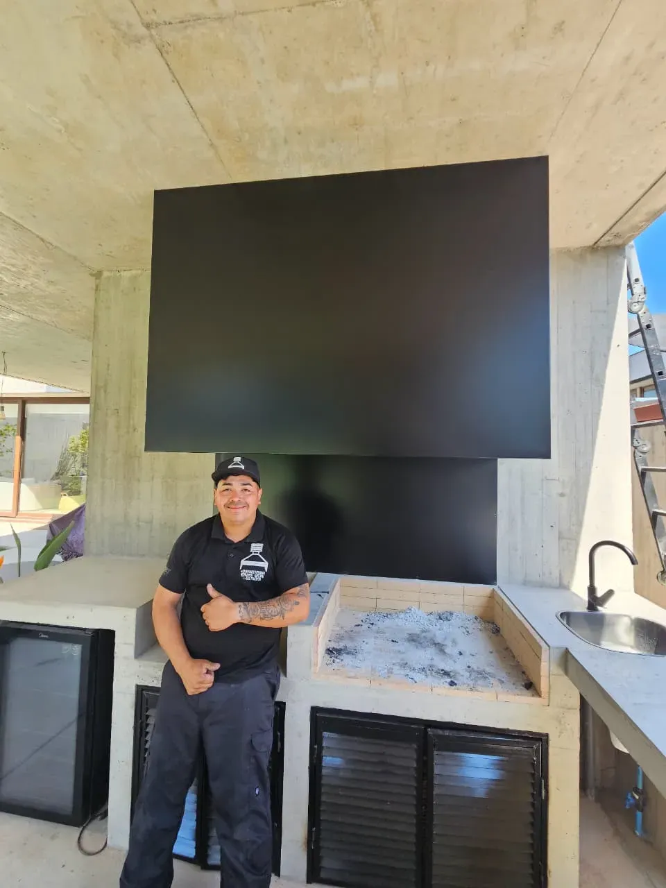 Instalación profesional de campana premium